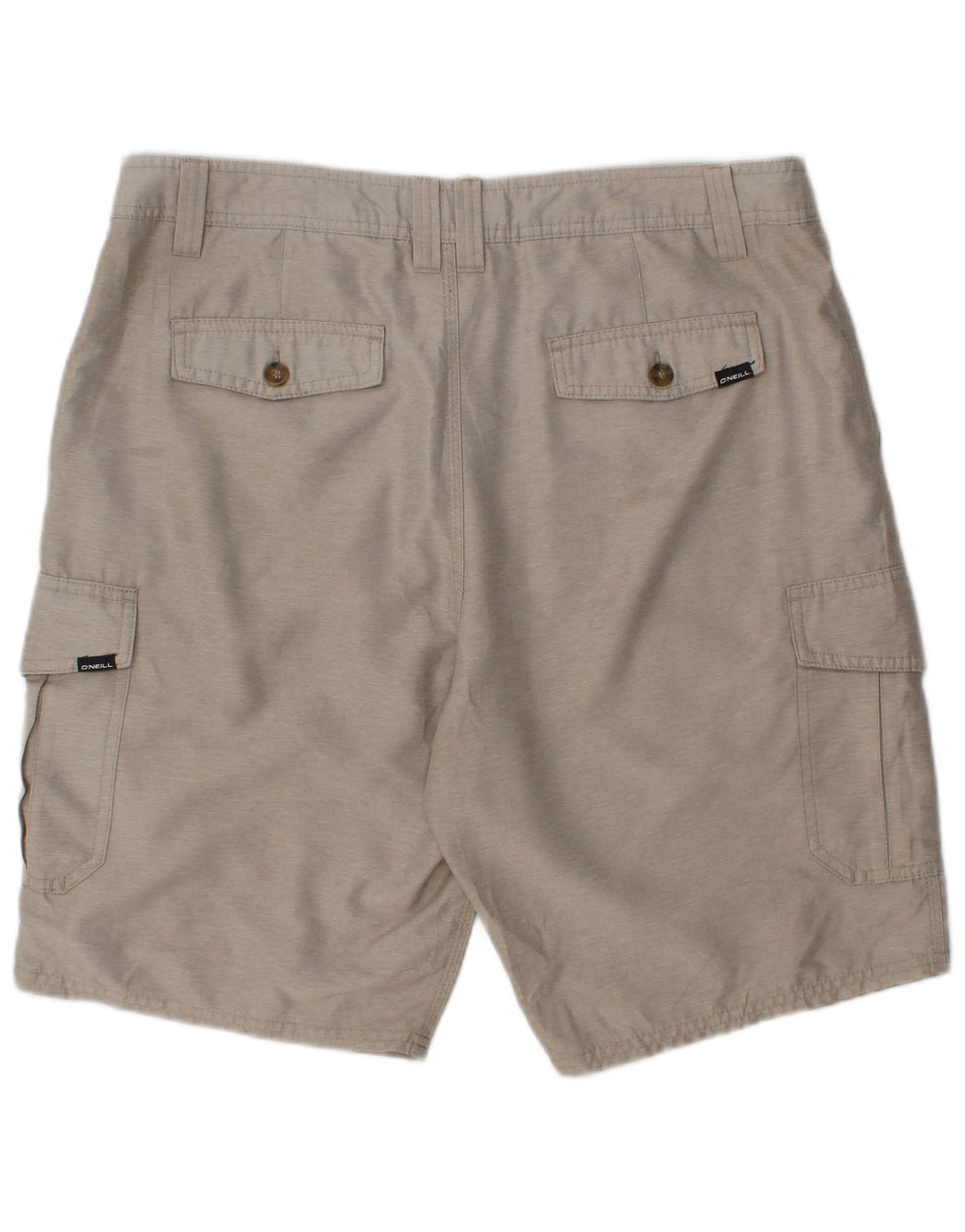 Shorts cargo masculino O'Neill W36 grande poliéster bege