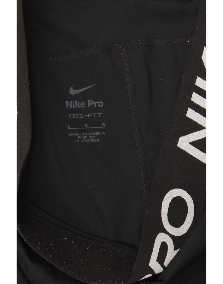 Leggings Nike Dri Fit Graphic Femininas UK 14 Grande Preto