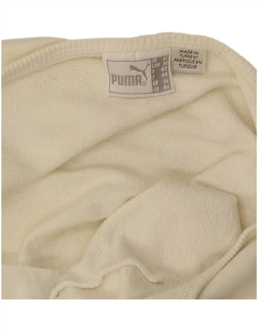 Top Puma Feminino Graphic Crop Halter UK 16 Grande Off White