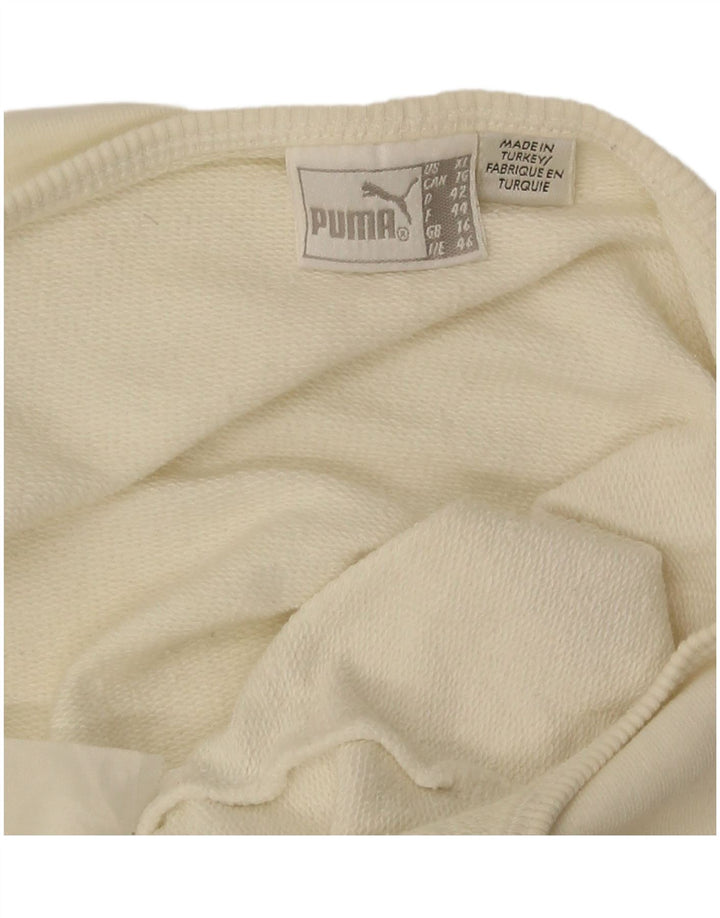 Top Puma Feminino Graphic Crop Halter UK 16 Grande Off White