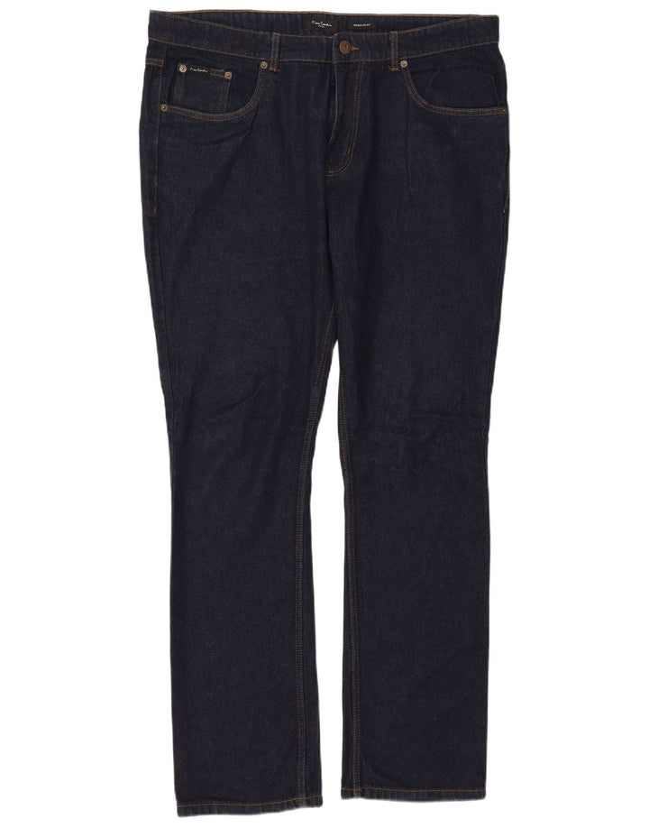 PIERRE CARDIN Mens Paris Regular Fit Jeans retos W40 L33 Azul marinho