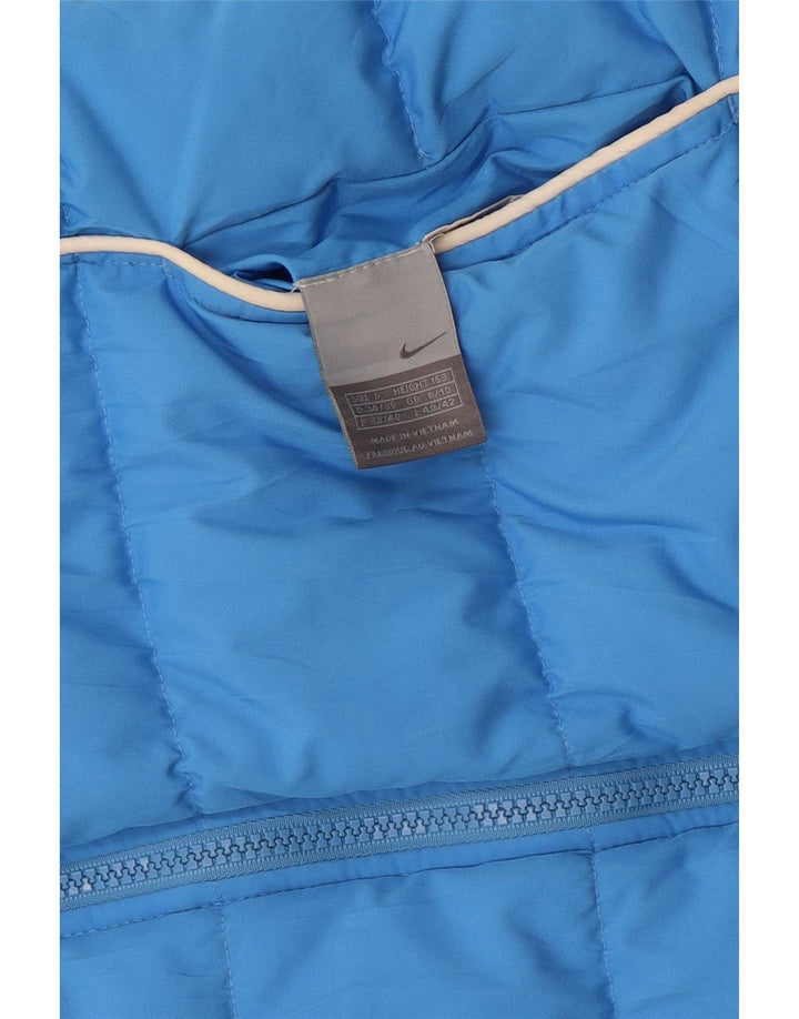 Colete acolchoado reversível feminino NIKE UK 8/10 pequeno azul