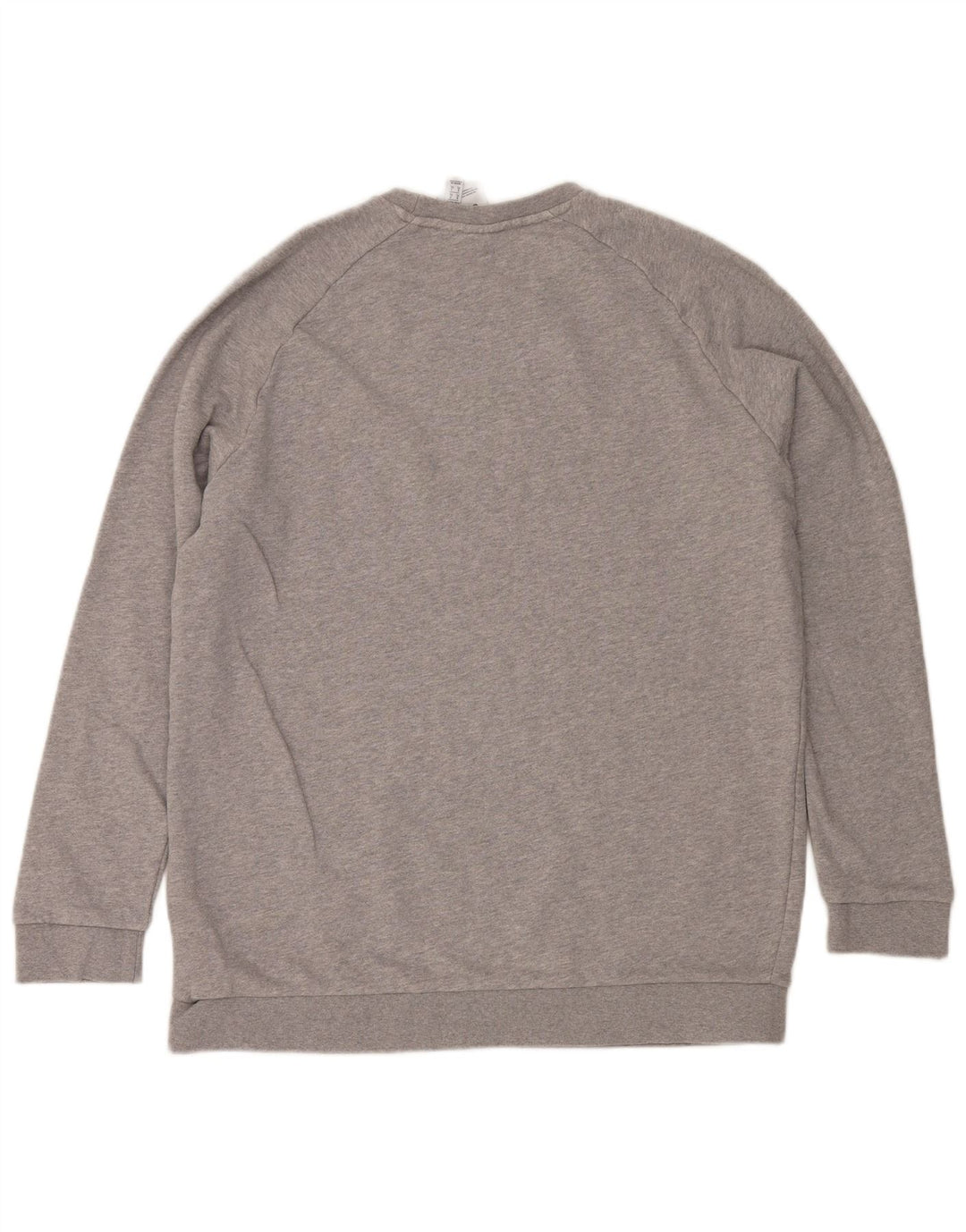 Adidas Mens Moletom Jumper XL Cinza Flecked Algodão