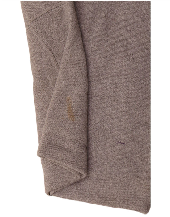 Suéter masculino com capuz e zíper BILLABONG, pequeno, cinza, poliéster