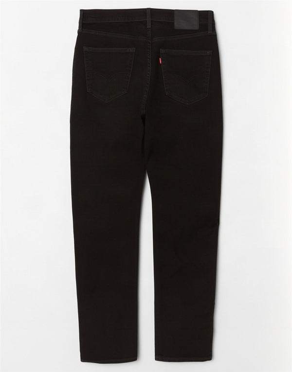 Levi's Masculino 502 Tapered Jeans W30 L32 Algodão Preto