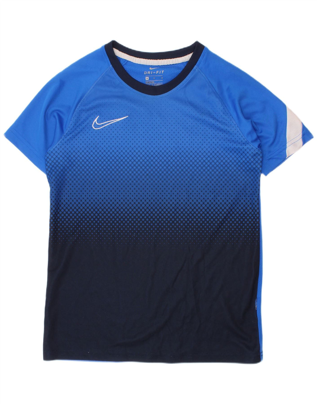 Camiseta NIKE Boys Dri Fit Graphic Top 10-11 anos Médio Azul Colourblock
