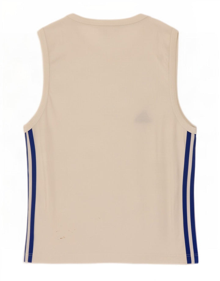 Adidas Mens Vest Top UK 34/36 Pequeno Branco