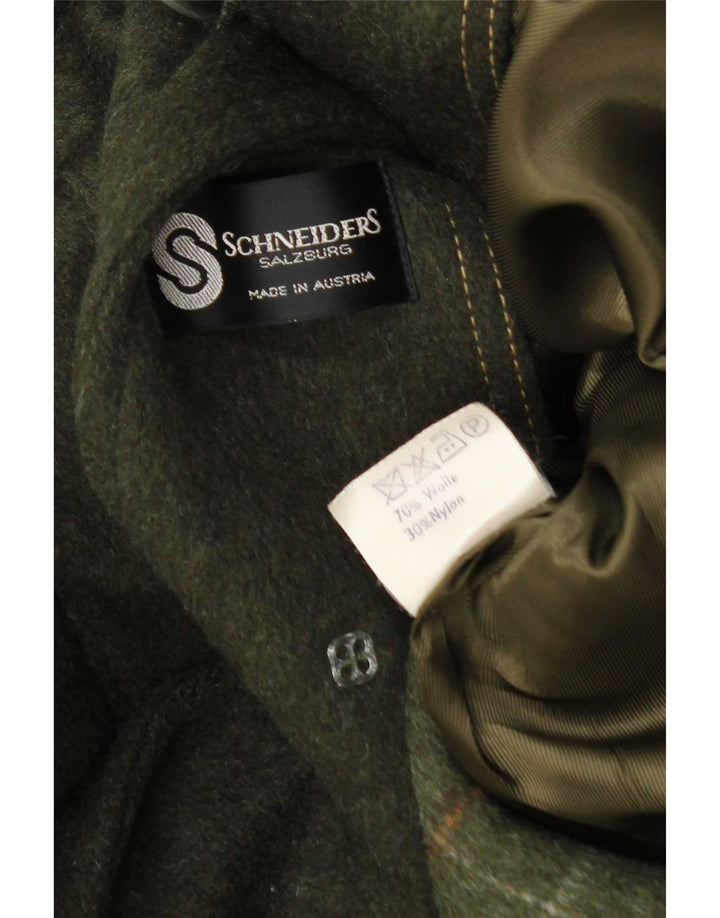 Sobretudo masculino Schneiders UK 38 lã cáqui média
