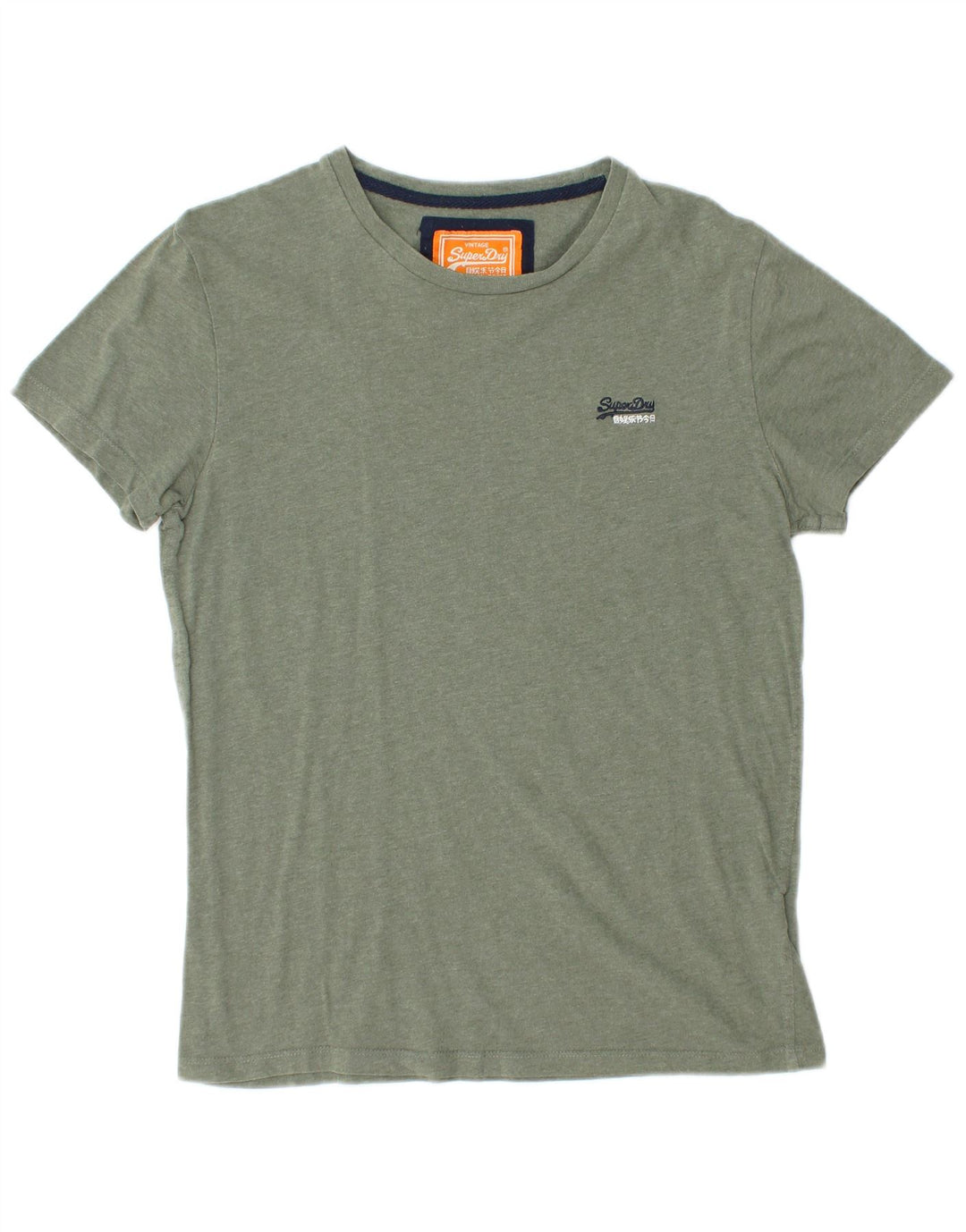Camiseta masculina Superdry Top pequeno algodão verde