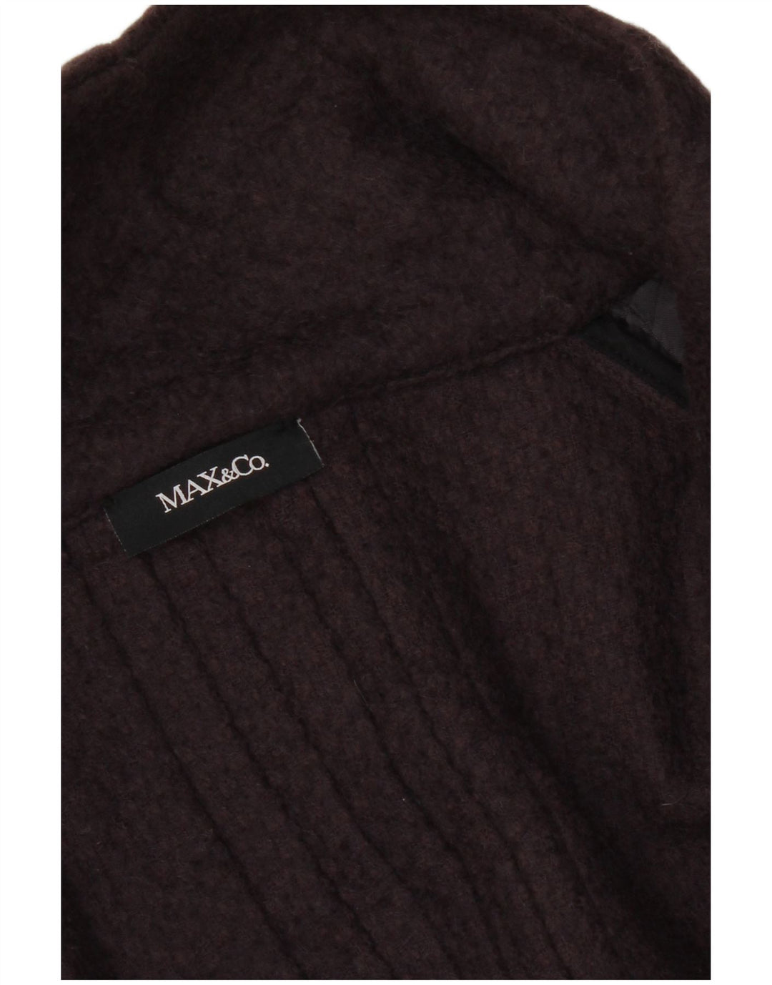 Sobretudo feminino de manga curta Max & Co. UK 14 Roxo médio