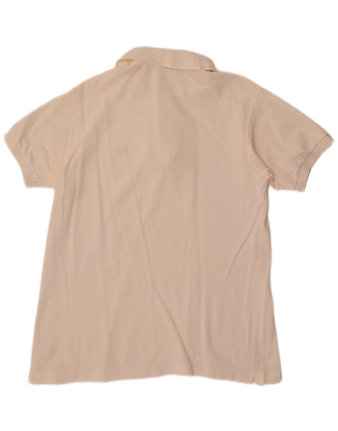 Camisa polo masculina Lacoste médio algodão branco