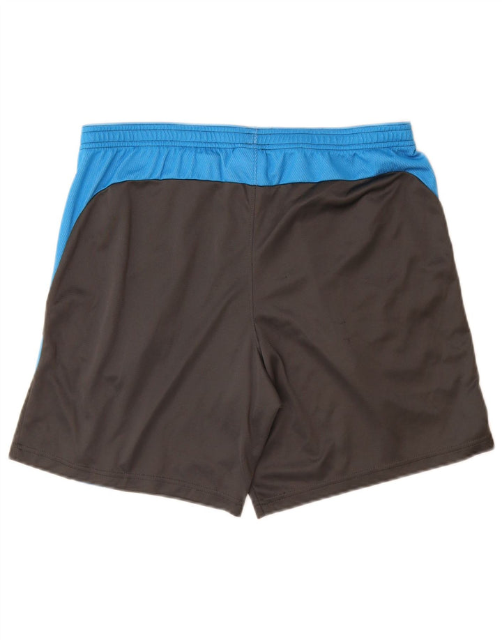 Shorts esportivos masculinos Nike Dri Fit grande poliéster colorblock preto
