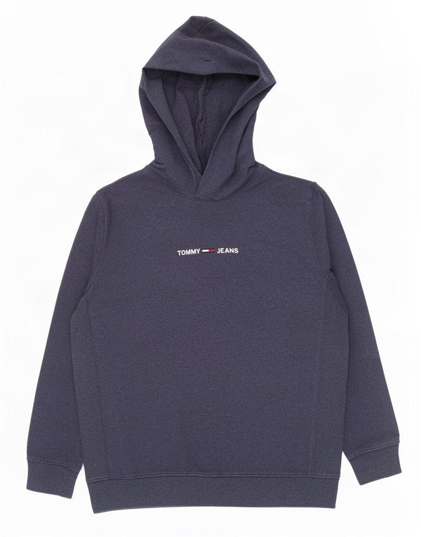 Jumper com capuz masculino Tommy Hilfiger XL azul marinho algodão