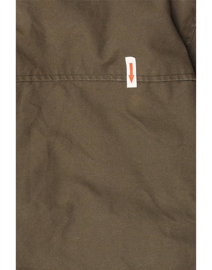 Jaqueta utilitária masculina Lincoln UK 40 grande algodão cáqui