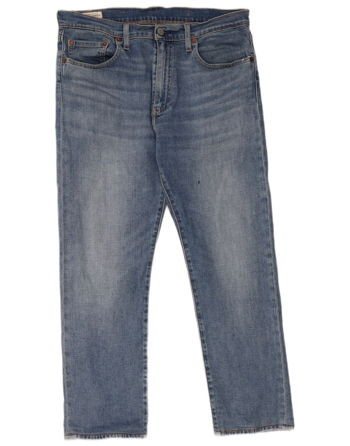 Levi's Masculino 502 Tapered Jeans W33 L26 Azul Algodão