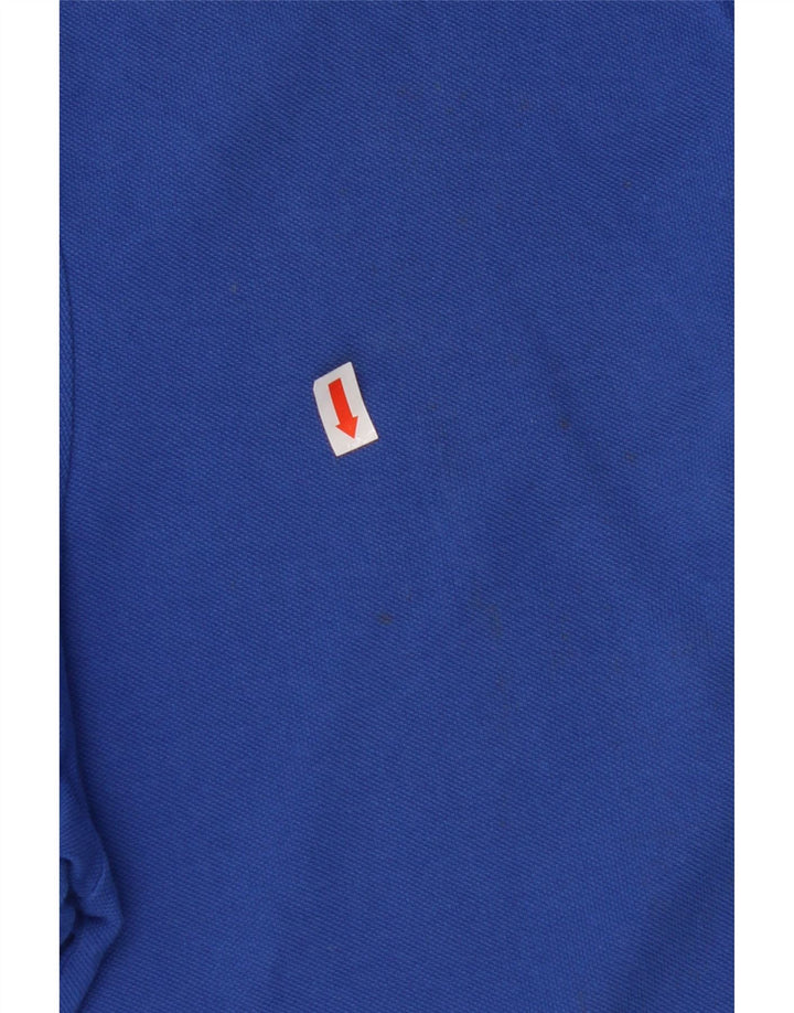 Camisa polo masculina DIADORA algodão azul médio