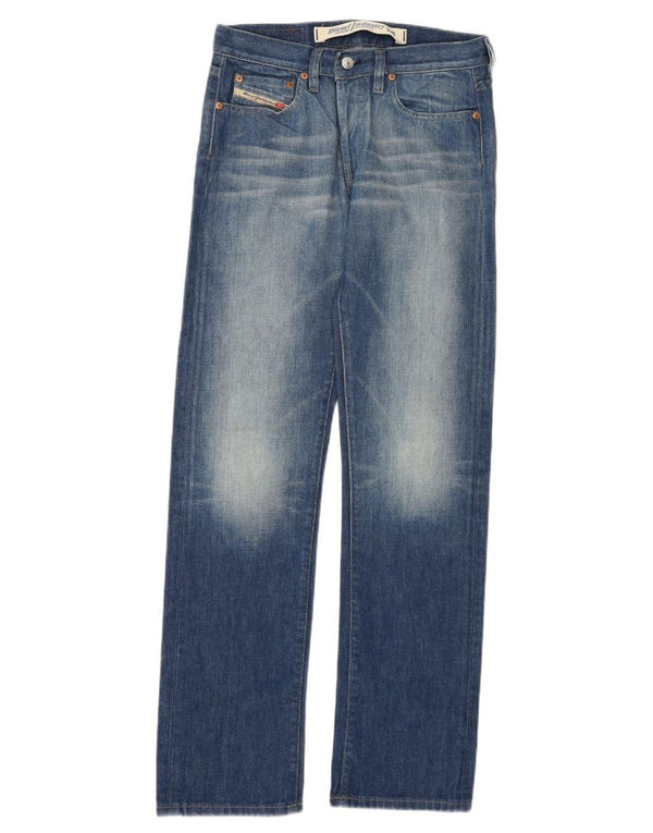 Jeans retos femininos Diesel W28 L32 algodão azul