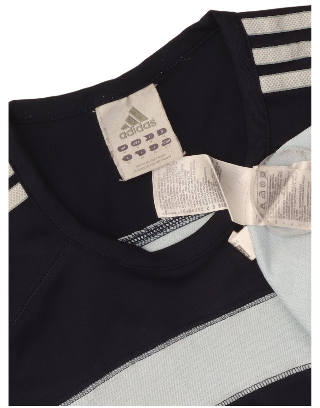 Adidas masculino colete top médio azul marinho colorblock poliéster