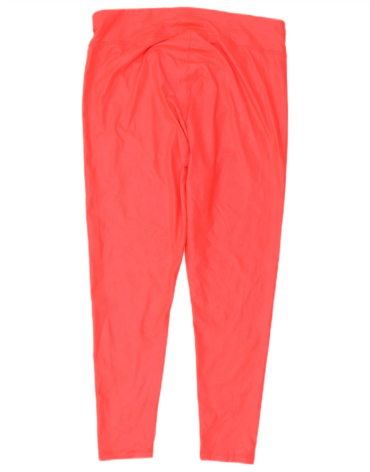Puma Womens Capri Leggings UK 16 Grande Poliéster Vermelho