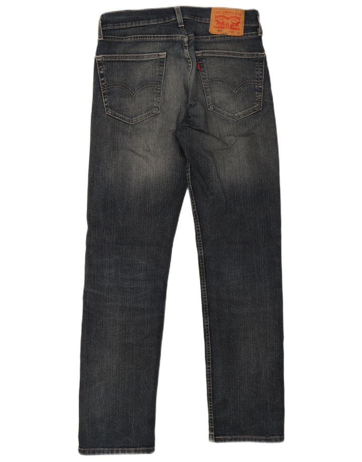 Calça jeans masculina Levi's 505 Regular Fit Straight W30 L32 Azul Marinho