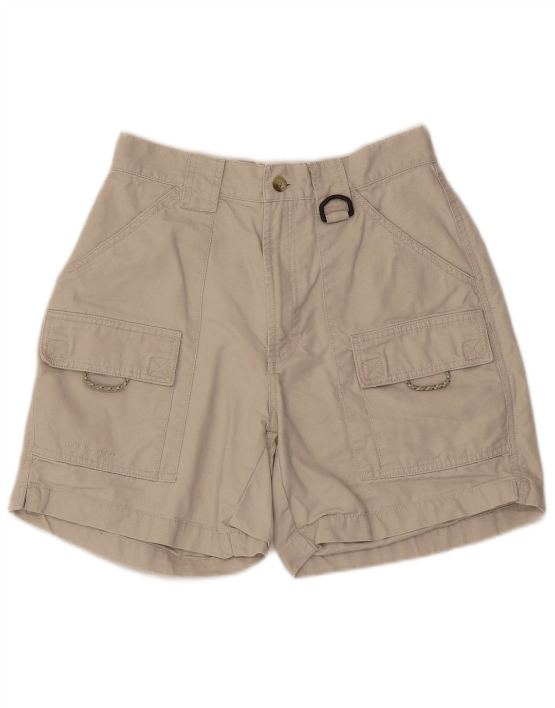 Columbia Mens Cargo Shorts Pequeno W28 Algodão Bege