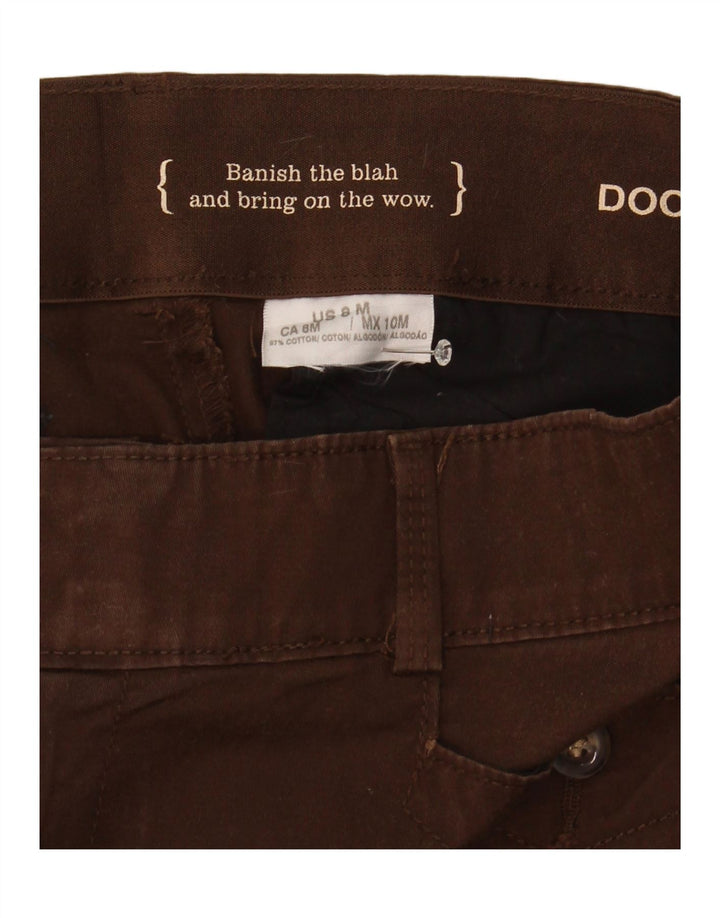 DOCKERS Womens Straight Suit Trousers US 8 Medium W32 L32 Brown Cotton Vintage Dockers and Second-Hand Dockers from Messina Hembry 