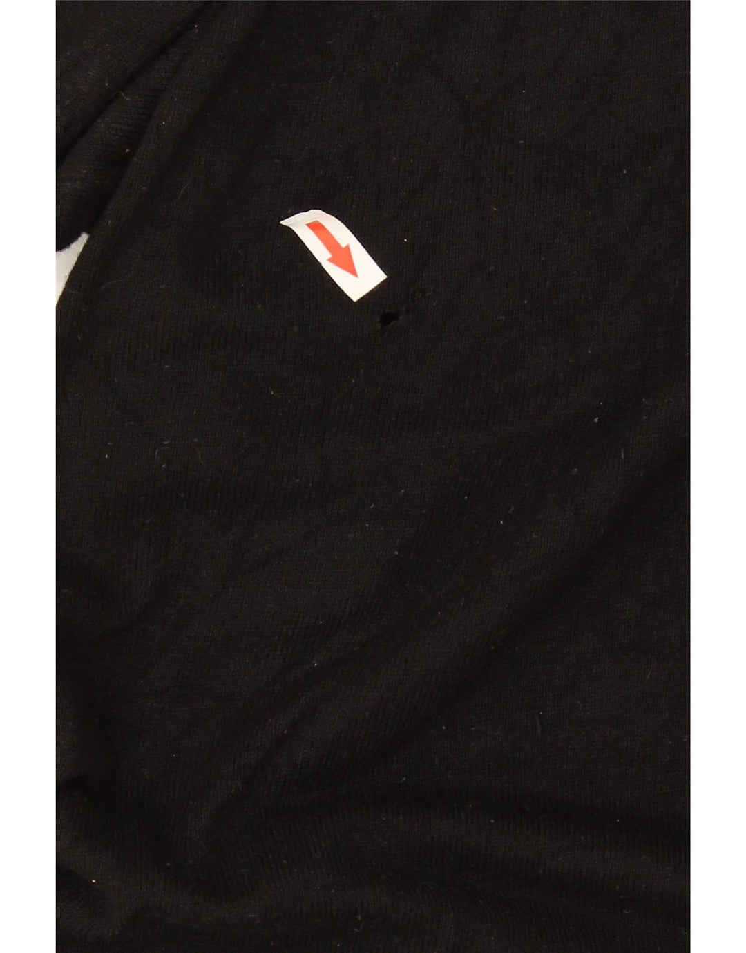 Suéter feminino Marks & Spencer com zíper e gola em viscose preta grande Reino Unido 16