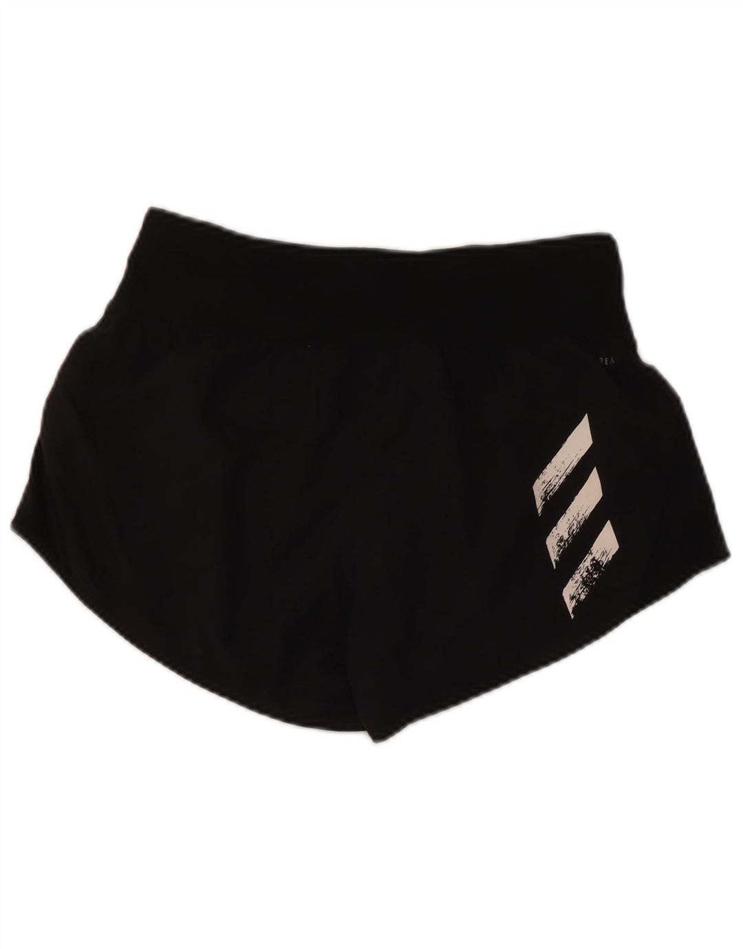 Shorts esportivos femininos Adidas UK 10 pequeno poliéster preto