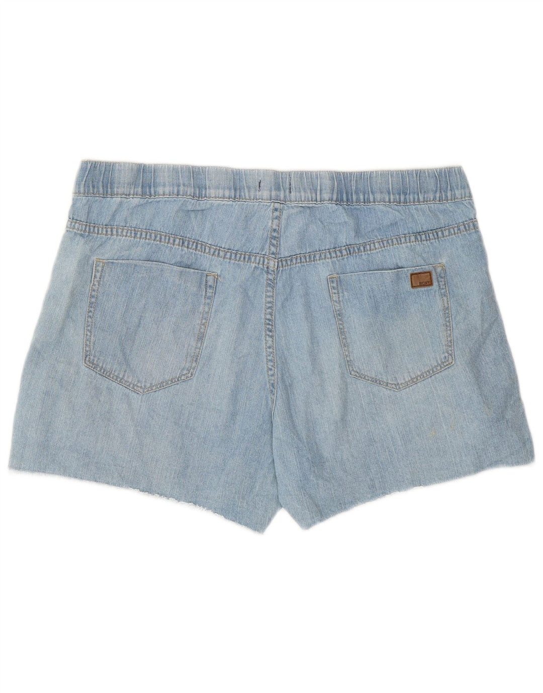 Shorts jeans feminino Roxy grande W34 azul algodão