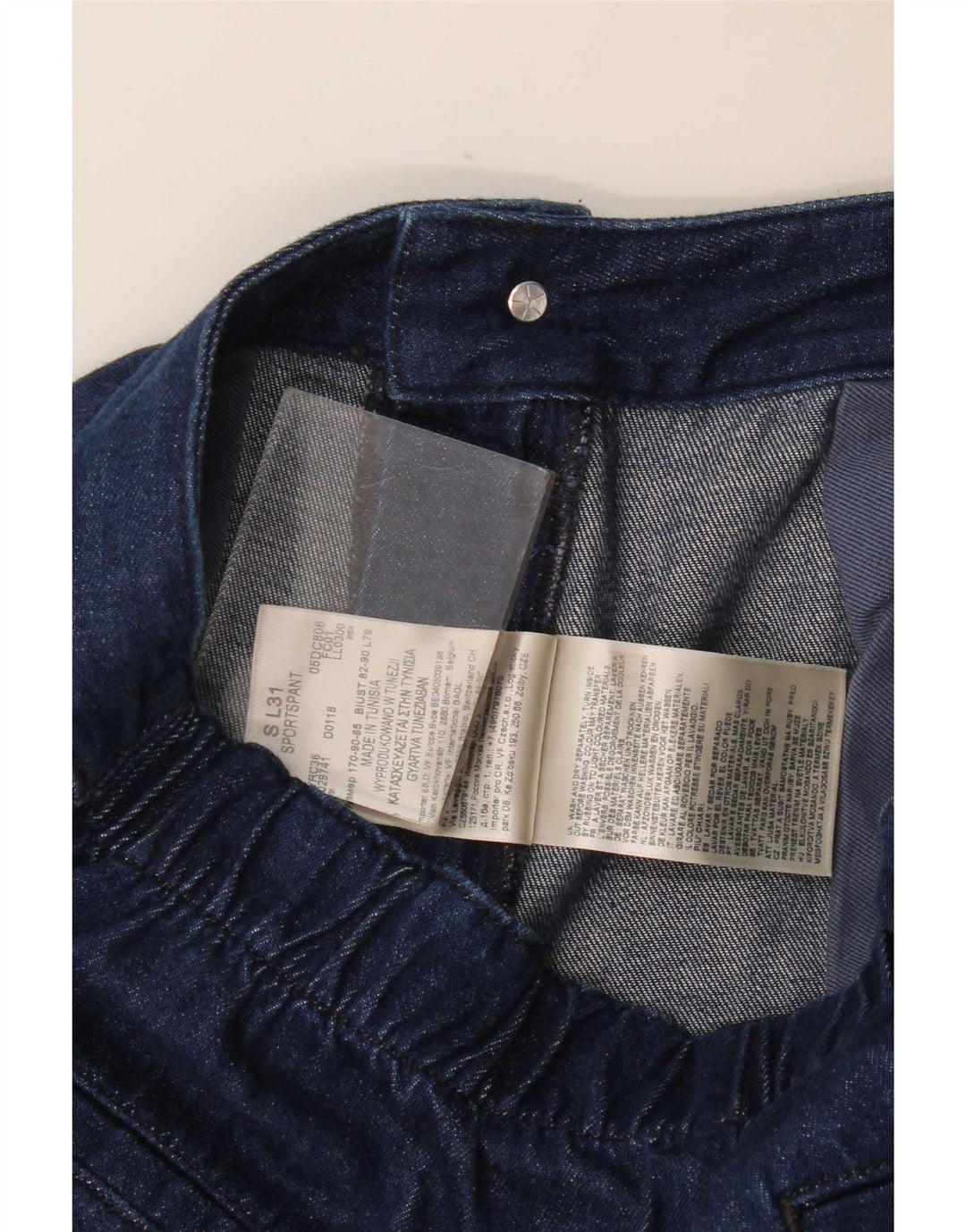 Lee Womens Straight Jeans Pequeno W27 L31 Azul Marinho Algodão