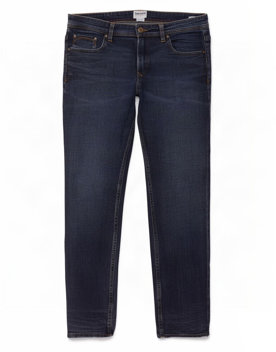 Timberland Mens Slim Jeans W36 L32 Azul Algodão