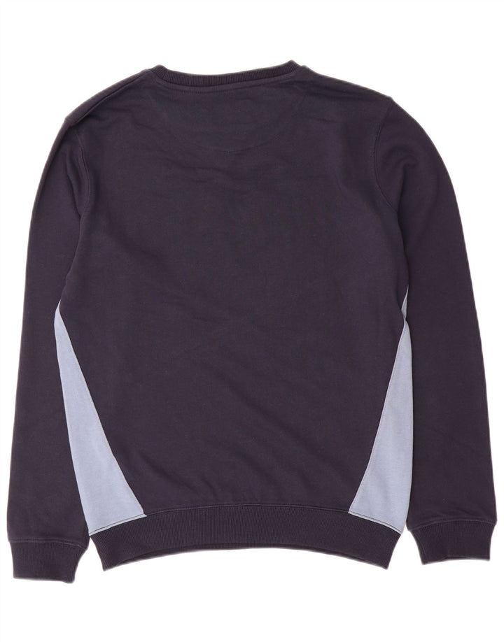Farah Boys Graphic Moletom Jumper 14-15 Anos Azul Marinho Colorblock