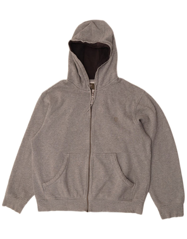 Suéter masculino Timberland Regular Fit Zip com capuz 2XL algodão cinza