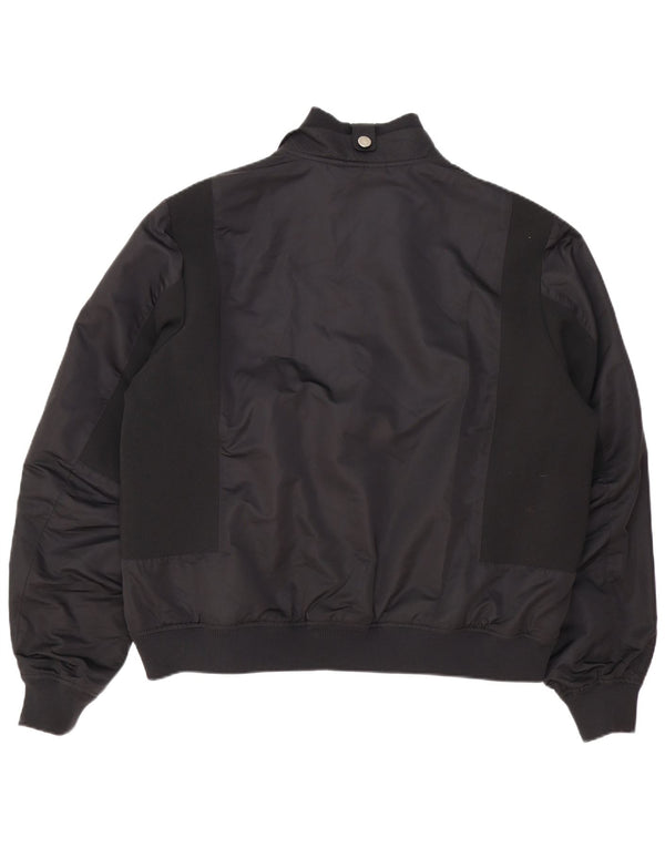 Jaqueta bomber masculina Trussardi Jeans IT 58 4XL poliéster preto