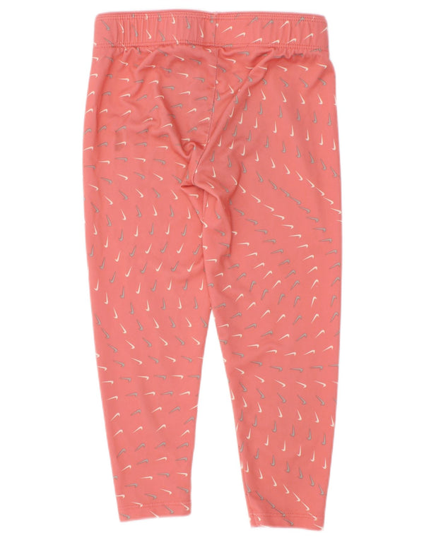 Leggings Nike Graphic para meninas 3-4 anos XS rosa