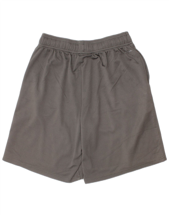 Shorts esportivos gráficos Nike Boys 10-11 anos cinza médio poliéster esportivo
