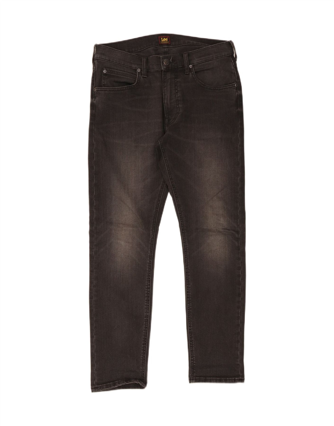 LEE Masculino Luke Straight Jeans W31 L30 Algodão Preto