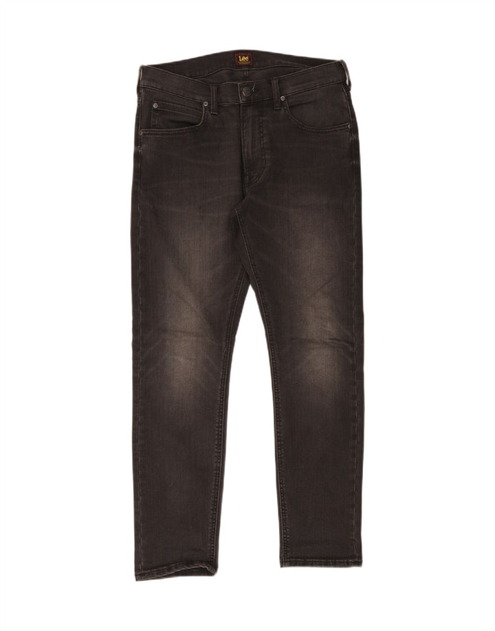LEE Masculino Luke Straight Jeans W31 L30 Algodão Preto