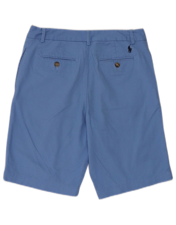 Polo Ralph Lauren Menino Chino Shorts 13-14 Anos W26 Azul Algodão