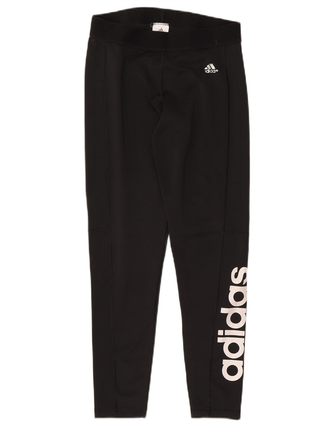Leggings Adidas Femininas UK 12/14 Médio Preto Poliéster