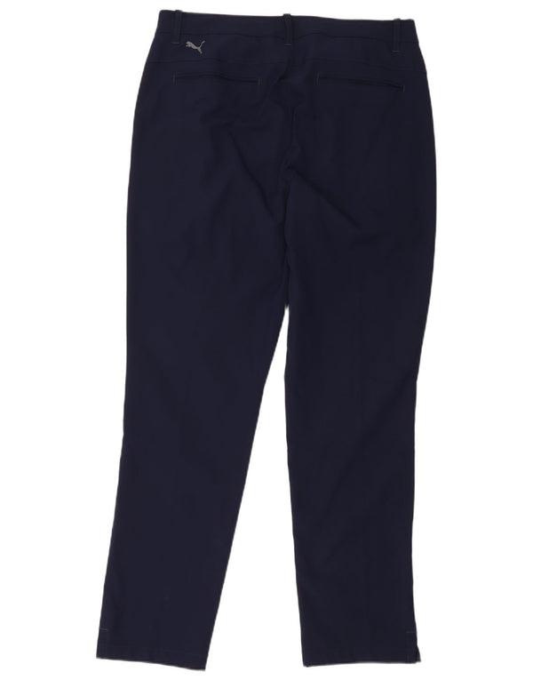 Calça Puma Mens Slim Chino W34 L32 Azul Marinho Poliéster