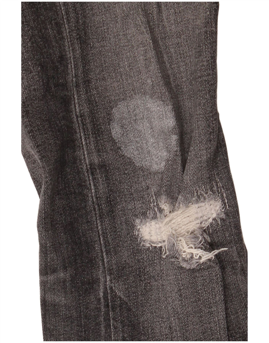 Calça jeans skinny masculina Calvin Klein desgastada W29 L32 algodão preto