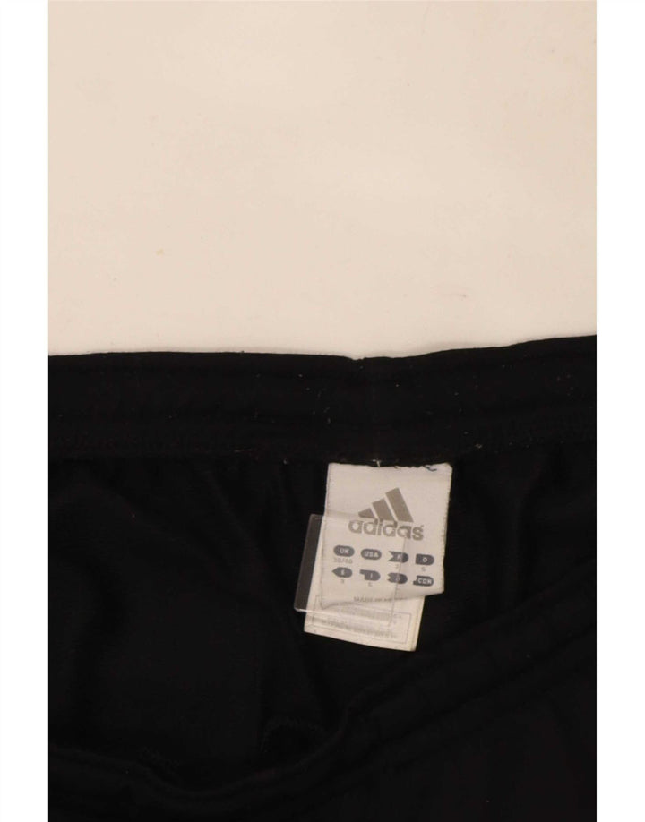 Calça de treino masculina Adidas Joggers UK 38/40 poliéster preto médio