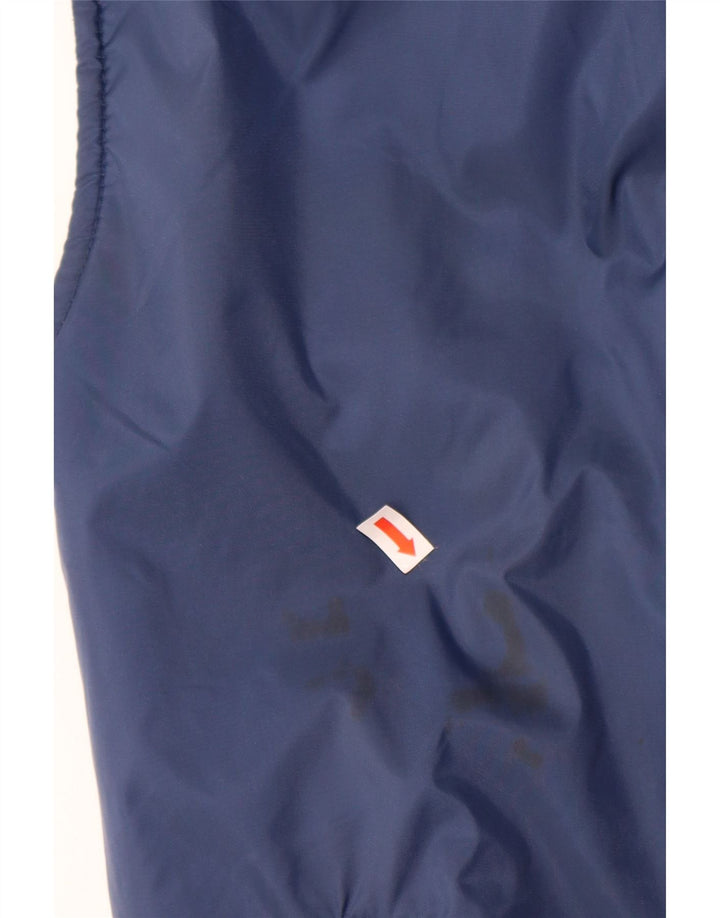 Colete masculino reversível VINTAGE UK 38 médio azul marinho poliamida