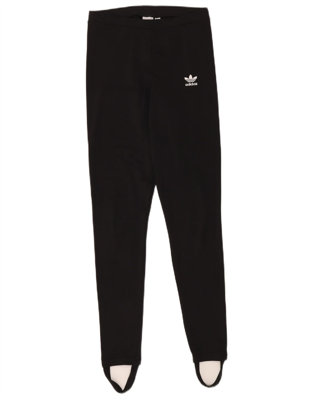 ADIDAS Womens Stirrup Leggings UK 10 Pequeno Poliéster Preto