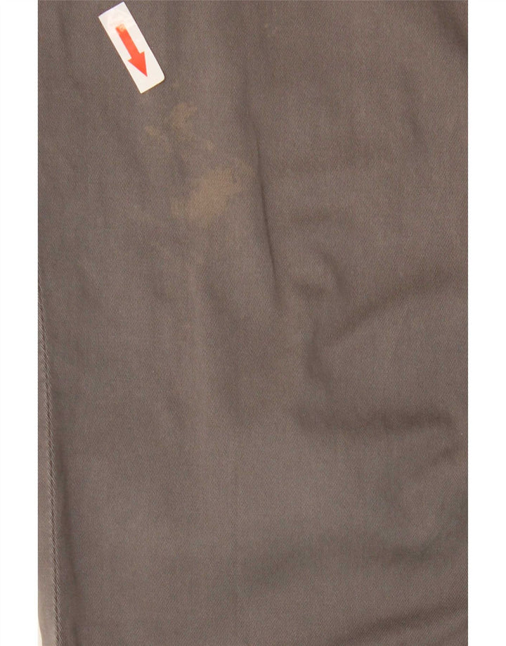 Calça jogger feminina Zara Chino grande W32 L27 cinza