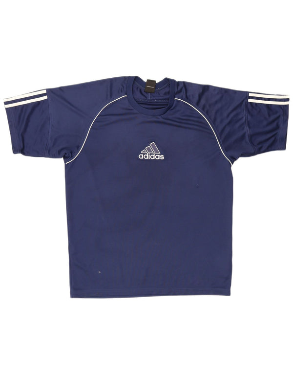 Camiseta masculina Adidas Top médio azul marinho esportivo