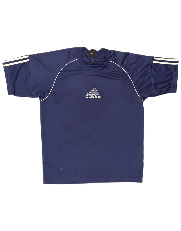 Camiseta masculina Adidas Top médio azul marinho esportivo