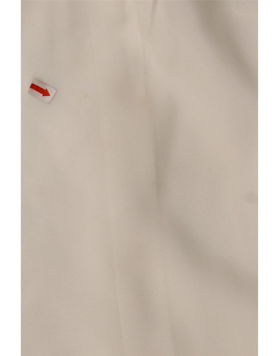 Blusa feminina VINTAGE com babados na frente Reino Unido 16 grande branca