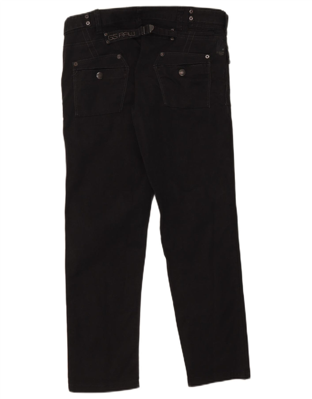 Jeans retos masculinos G-Star W29 L26 algodão preto